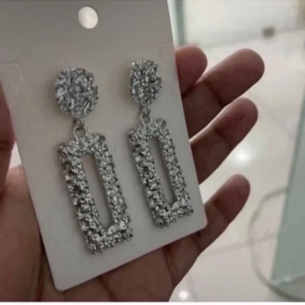 Elegant Silver Drop Earrings